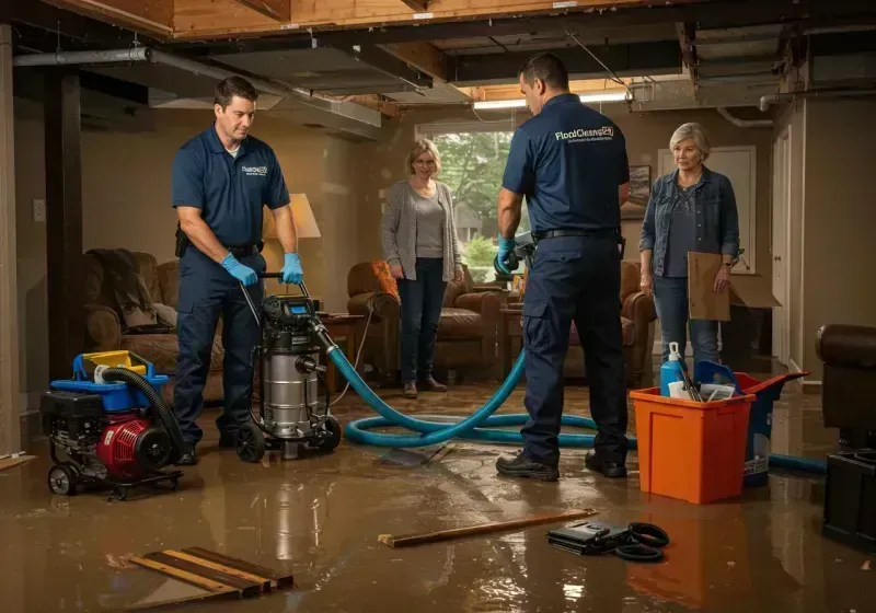 Basement Water Extraction and Removal Techniques process in North Fork Village, OH